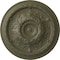 Ekena Millwork Oslo Ceiling Medallion (Fits Canopies up to 7 5/8"), Hnd-Painted Painted Turtle, 38 3/8"OD x 2 7/8"P CM38OSPTF - alternate 1